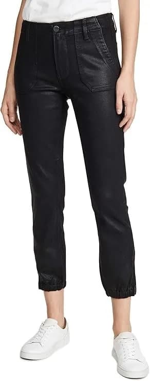 Paige Women's Mayslie Jogger Casual Pants Black Size 28