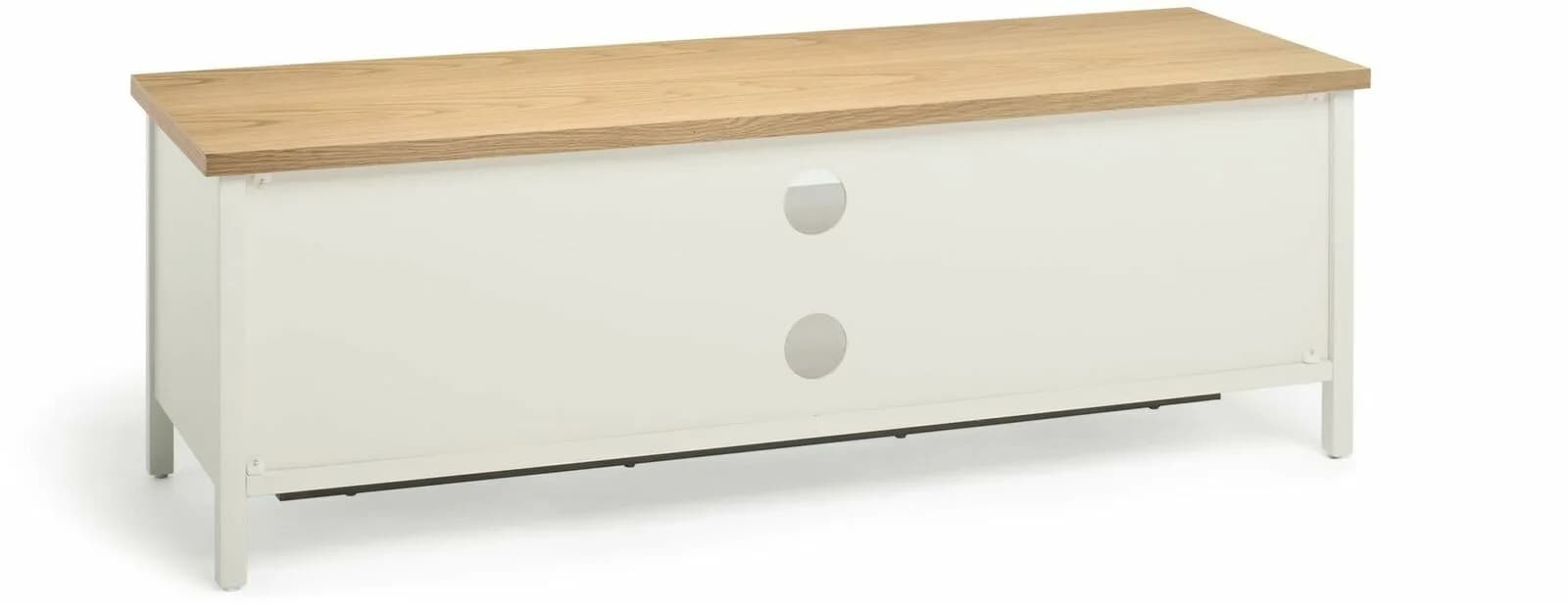 Techlink 407470 Wicker WK120LO Light Oak Top with a Cool Grey Base 1200mm wide