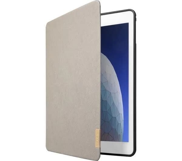 LAUT Prestige Folio Mini 2019 Gen 4 iPad Pro Case - Taupe Pencil Holder Auto On/