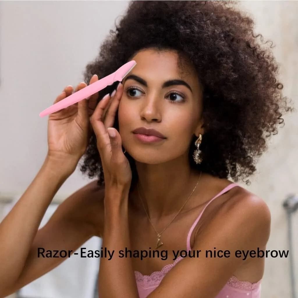 OULISI 2 PACK EYEBROW PEN 04 SOFT LIGHT BROWN WITH 1 RAZOR FILL & FLUFF ROTATE