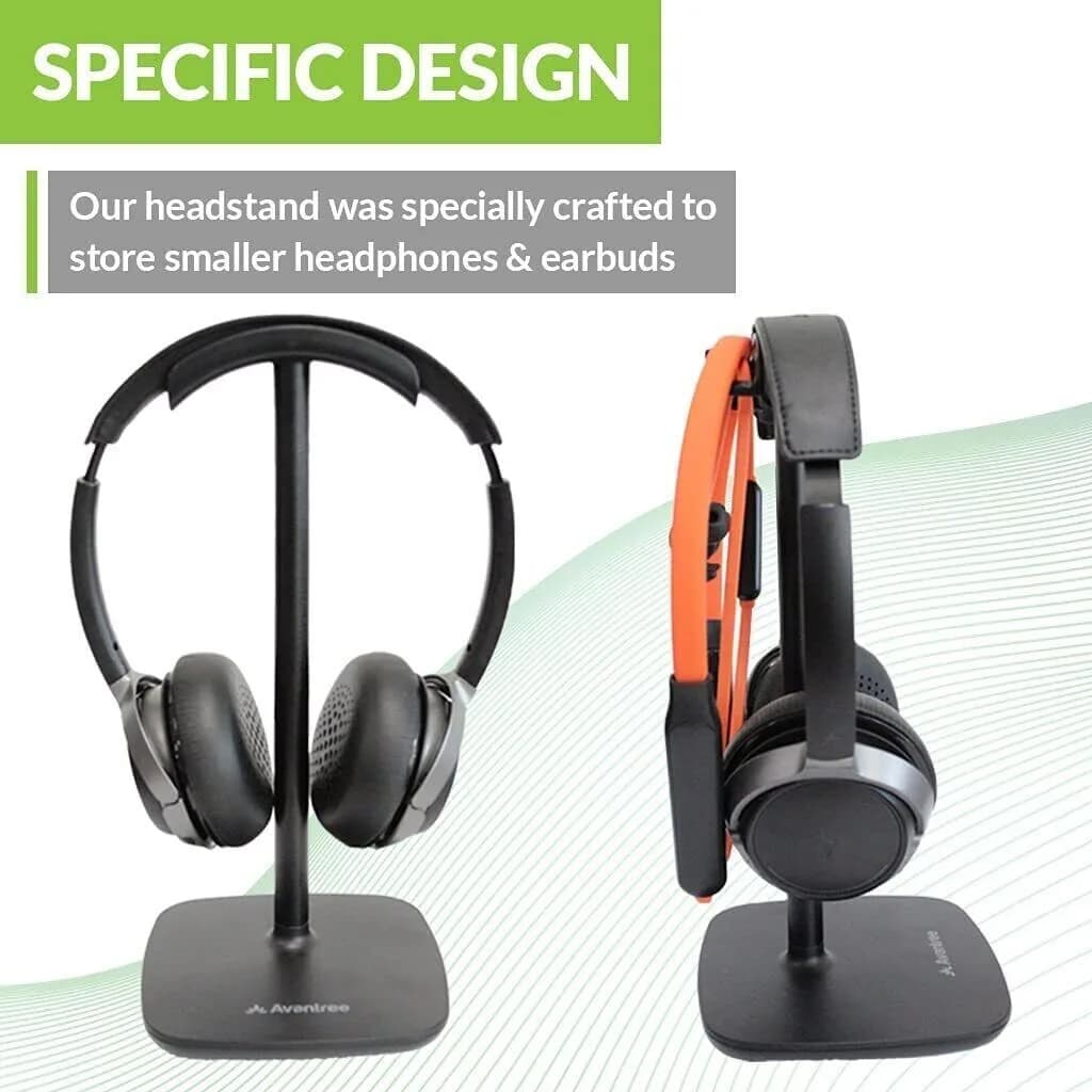 Avantree HS910 Dual Neckband Headphone & Earphone Stand Holder