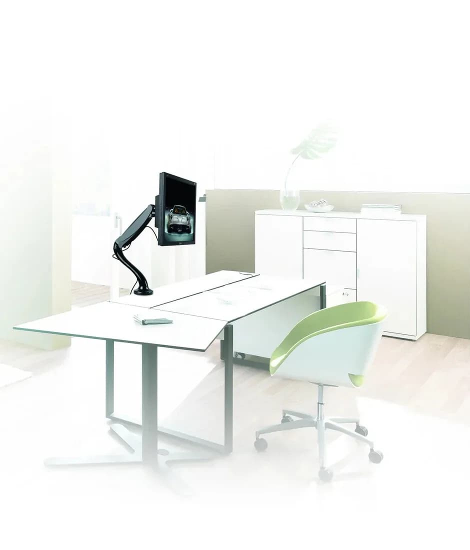 PROPERAV HYDRAULIC MONITOR DESK MOUNT | SINGLE 17"-32"