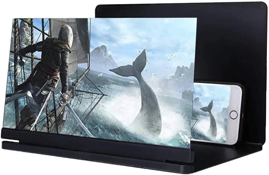Phone Screen Magnifier, 10 Inch Foldable Mobile Phone Screen Amplifier, For Movi