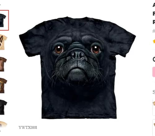 Childrens Animal Print The mountain T Shirt Black 3/4 Years