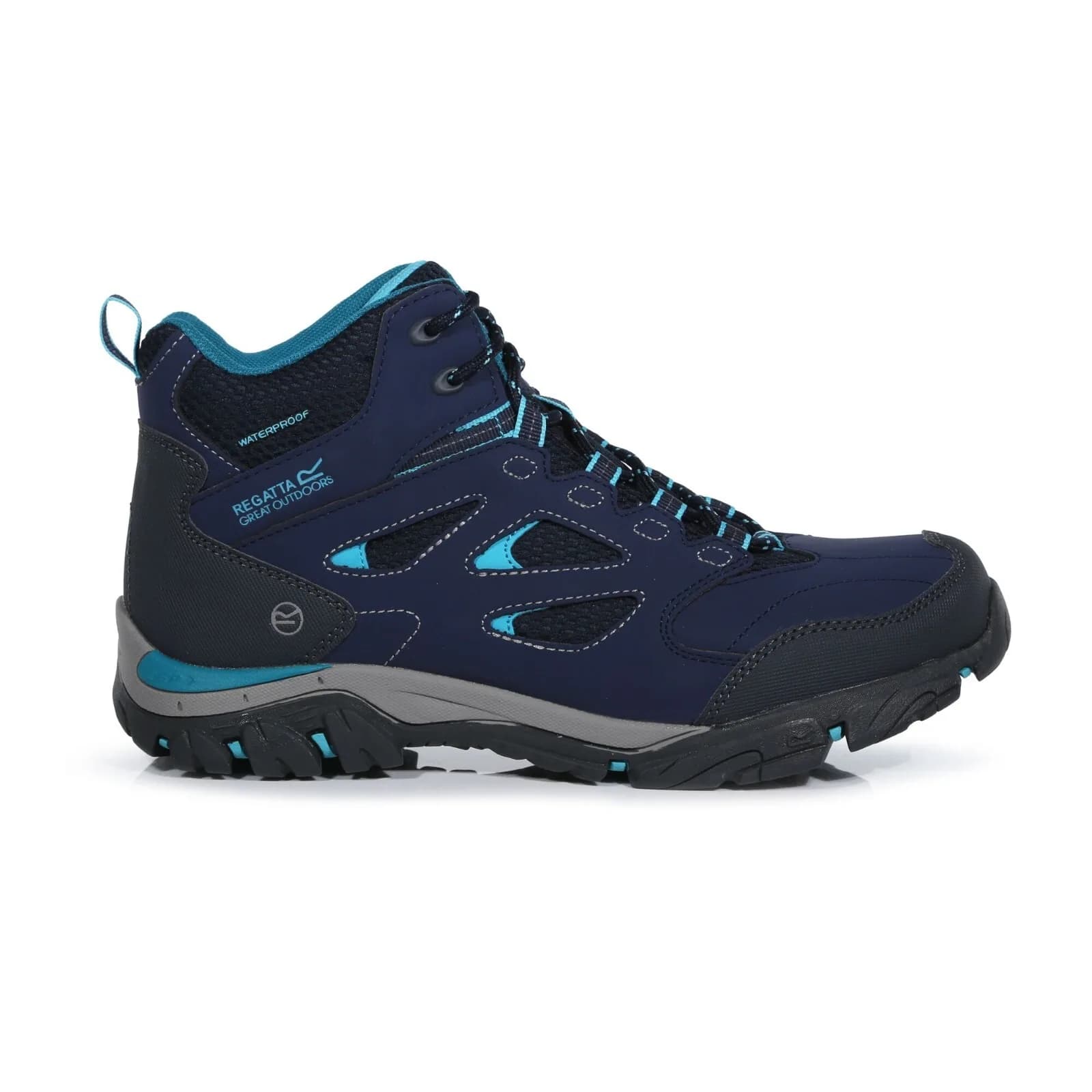 Regatta Women's Holcombe Waterproof Mid Walking Boots | Navy Azure Blue uk 6