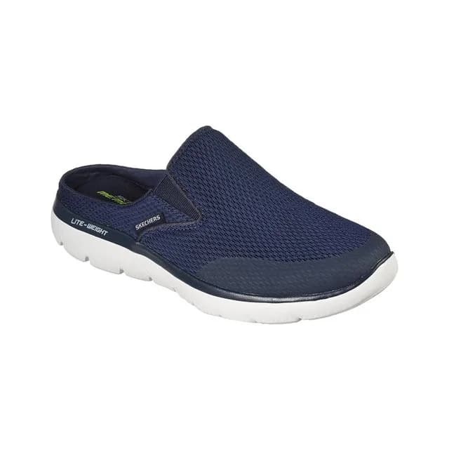 Skechers Summits Vindicator Mens Mule Trainers Memory Foam Navy 232296 UK 7.5
