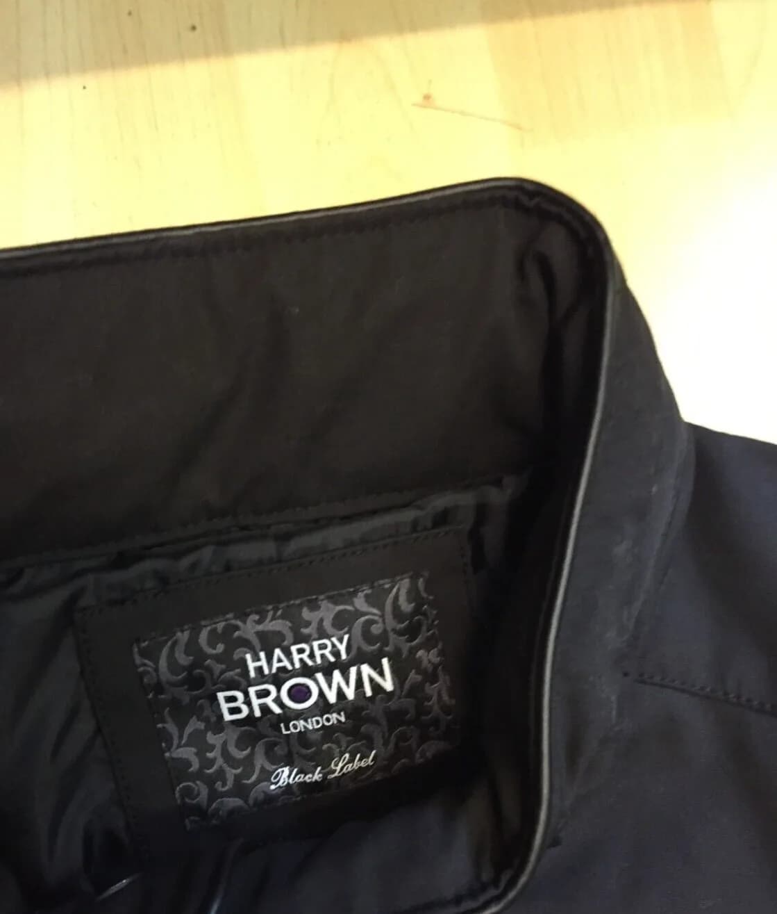 HARRY BROWN LONDON MEN'S BLACK WINTER JACKET XL BRAND NEW WITH TAGS