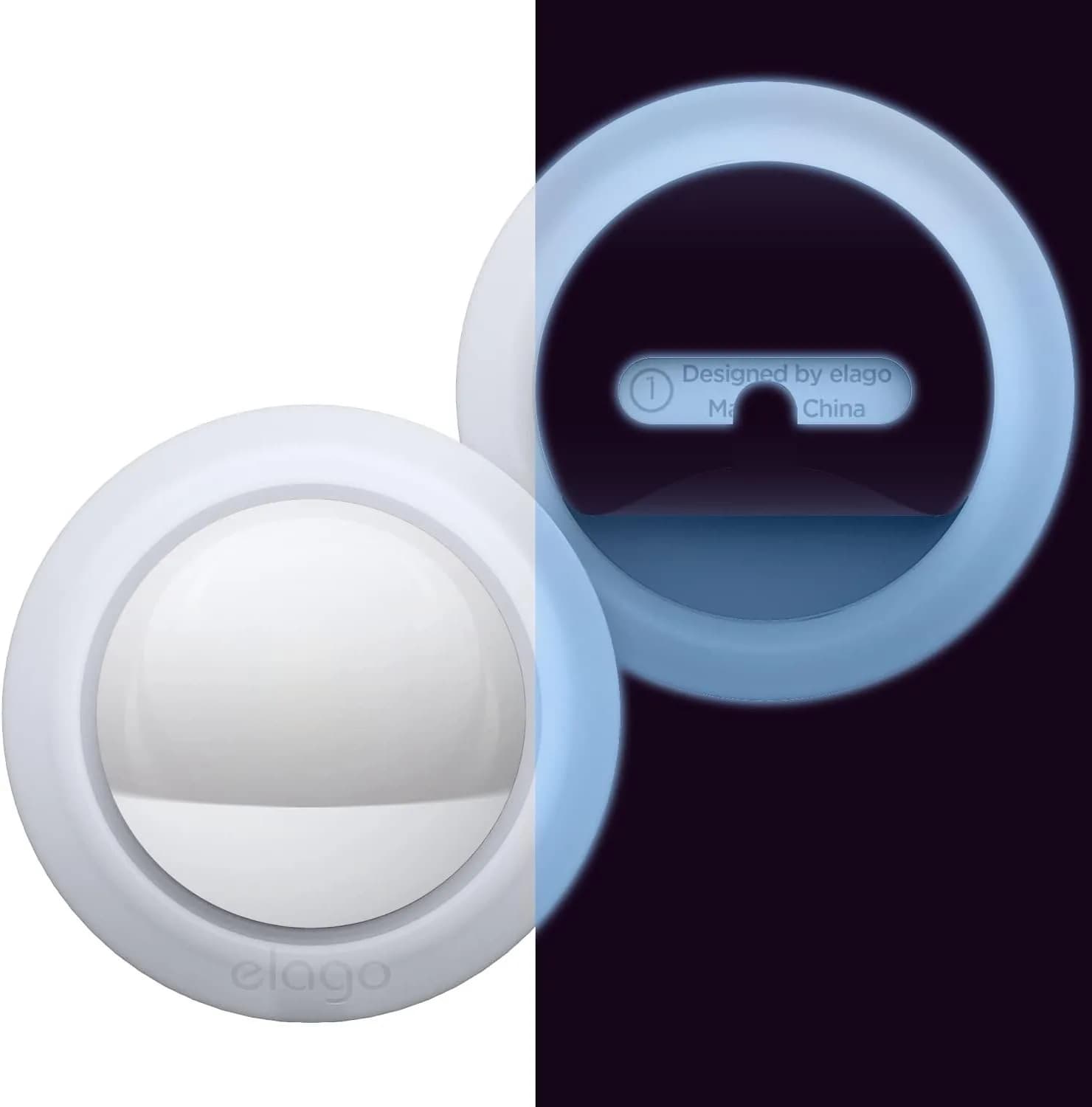 elago Silicone Pad Compatible with Apple AirTag Case Holder with Adhesive Sticke