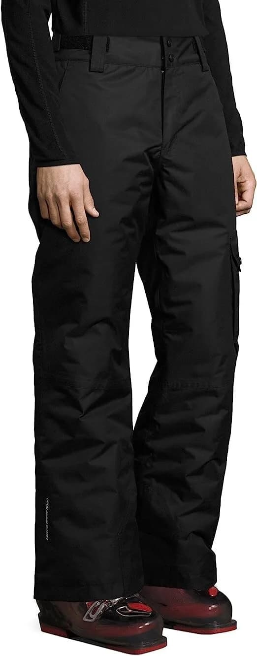 Ultrasport Men's Advanced Cargo Ski Pants Black