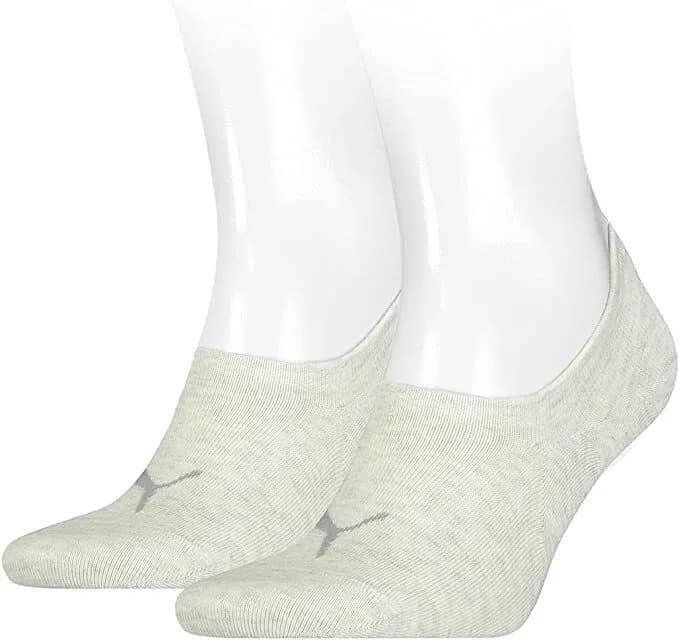 Puma Mens 2 Pack HC Footie Socks Lightweight Comfort 9-11 UK