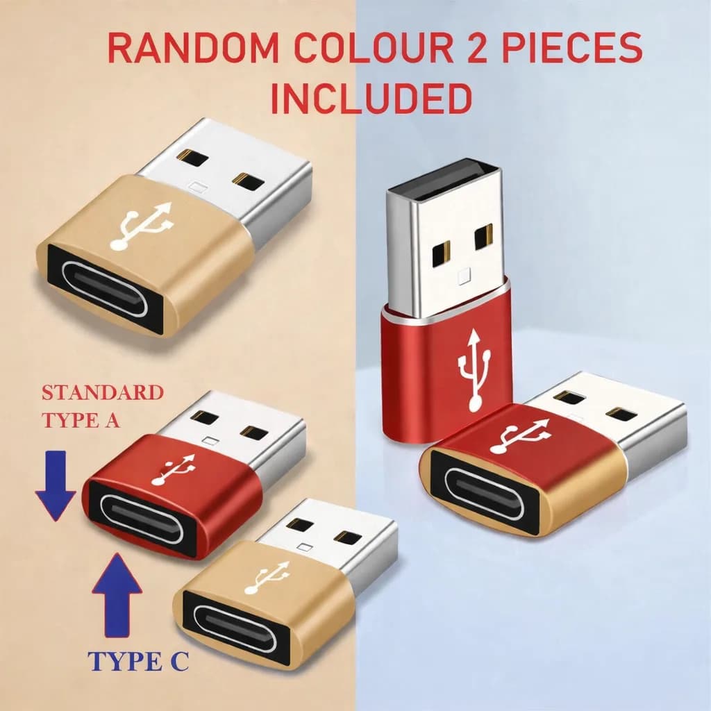 USB C Adapter Female to USB 3.0 A Male USB C Converter For PC Smartphone