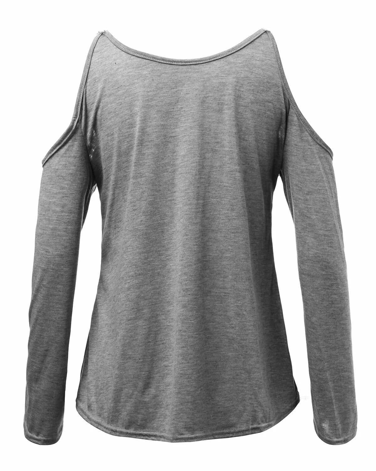 ZANZEA Women Long Sleeve Lace Crochet Hollow Off Shoulder Casual Loose Blouse