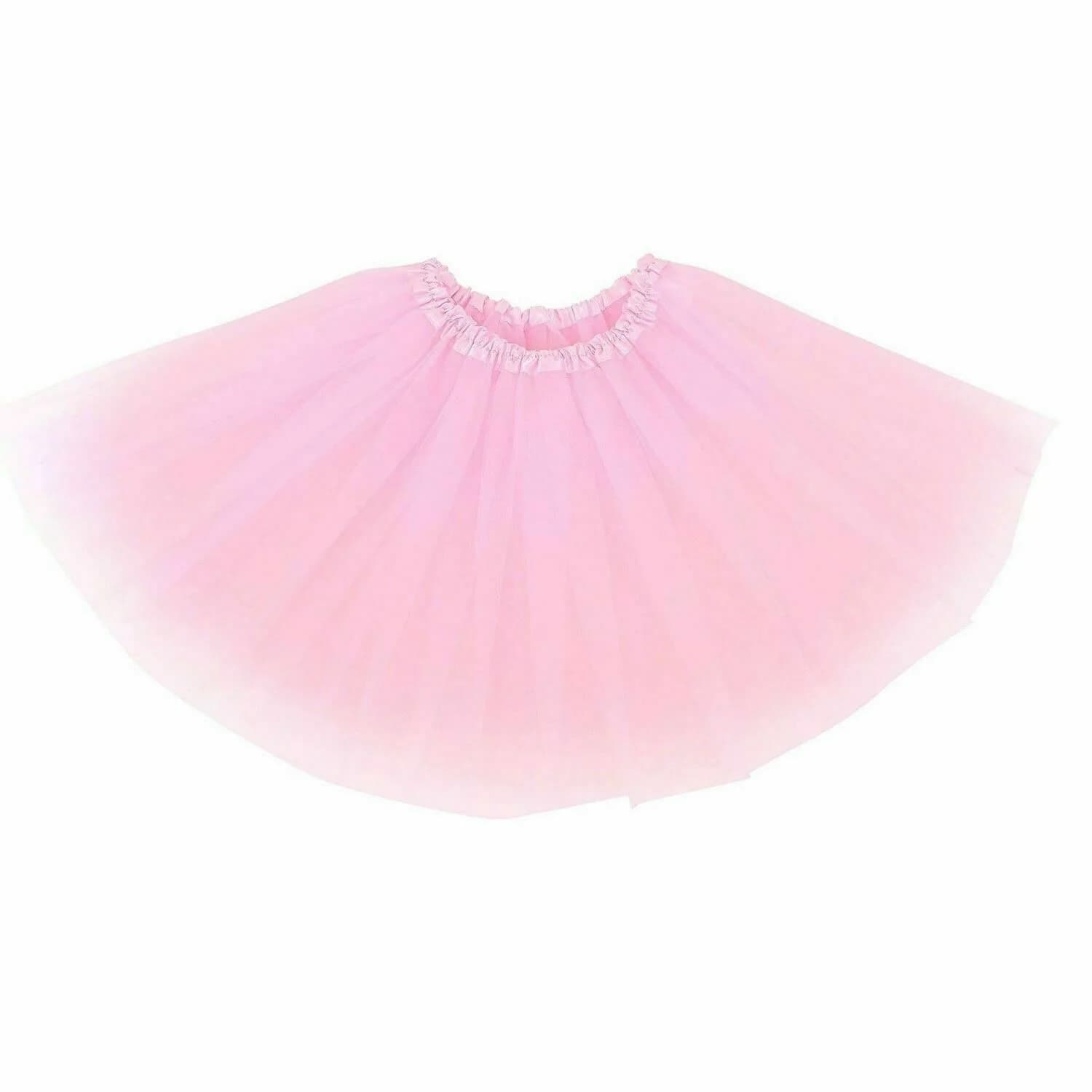 Cute Girl Pink 4 Layers Dance wear Tutu Skirts For Women Girls Ladies