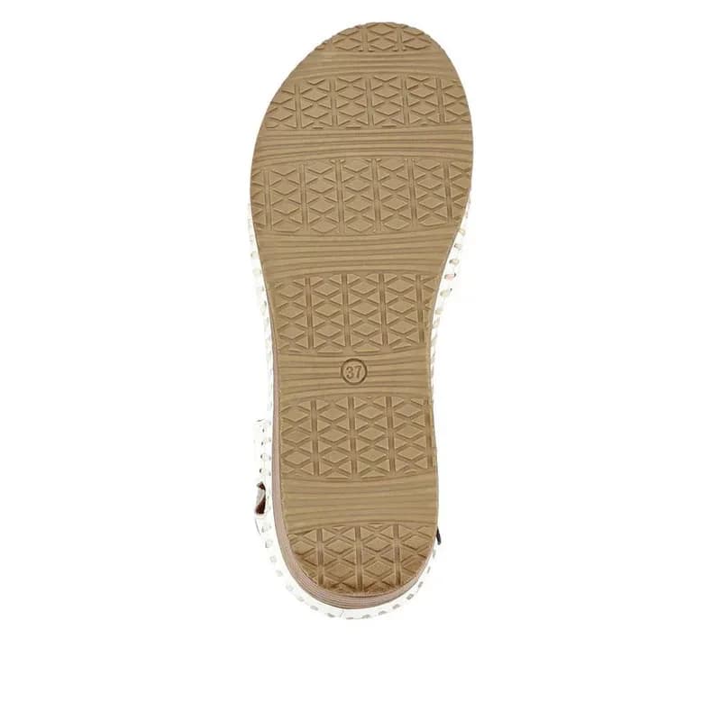 Women's Pavers Casual Leather Touch Fasten Mary Janes - White