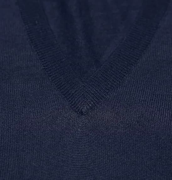 Chess London Men's Malden Navy 100% Cashmere Jumper Cardigan