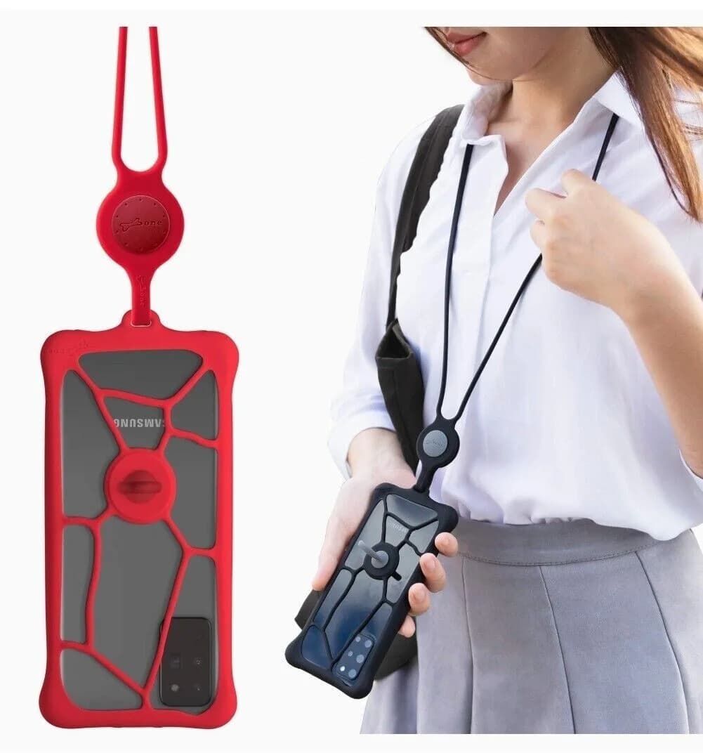 Bone Lanyard Phone Bubble Tie 2, Universal Adjustable Neck Strap fits 6.1 "-7.2"