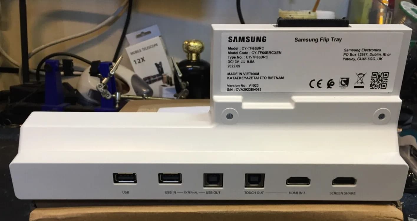 Samsung CY-TF65BRC Flip Connectivity Tray - HUB