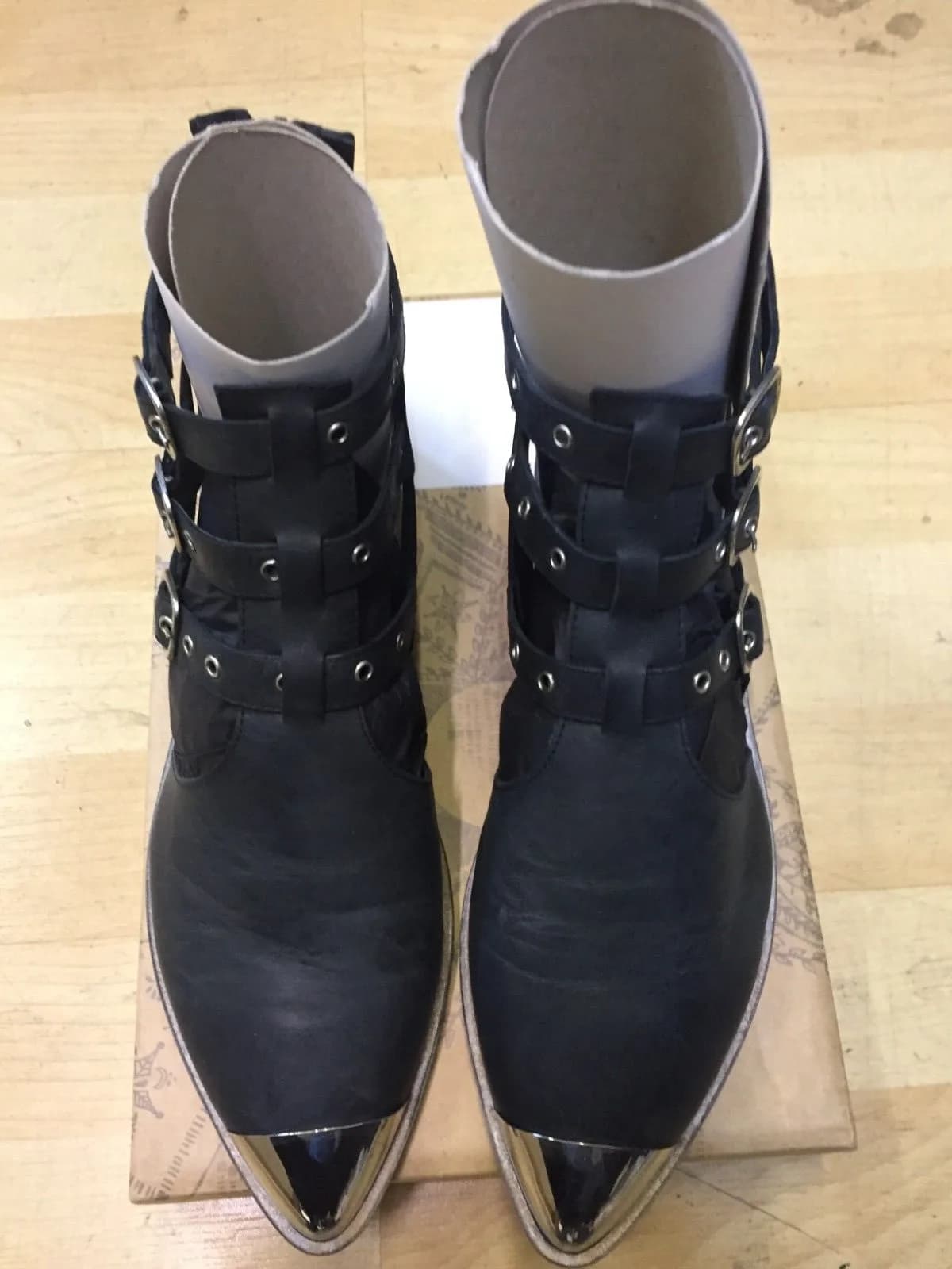 Free People Women's Sydney Ankle Boots Black rrp $198.00 Eur size 39