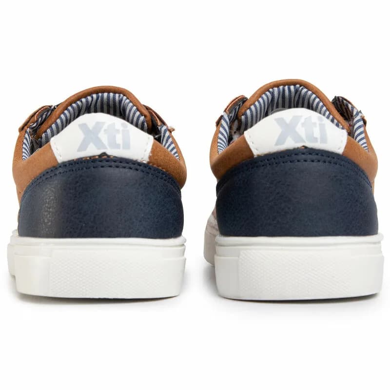 XTI Boys Kids Lace-up shoes Brown Sneakers Trainers