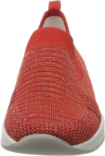 ARA Women's Slip On Trainers Candy Red