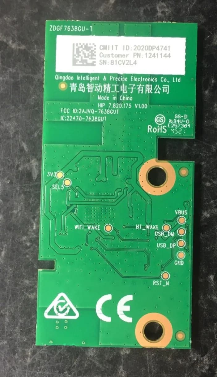 HISENSE 55A6GTUK WIFI CARD MODULE