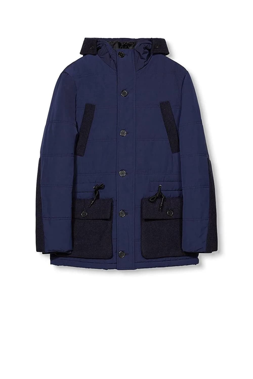 Esprit Men's Jacket with hood Size XL BNWT blue /black