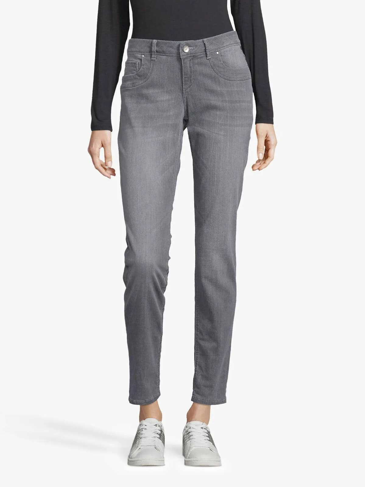 Betty & Co. Casual Style Women's Ladies 5 Pocket Slim Jeans, Grey Denim UK 14