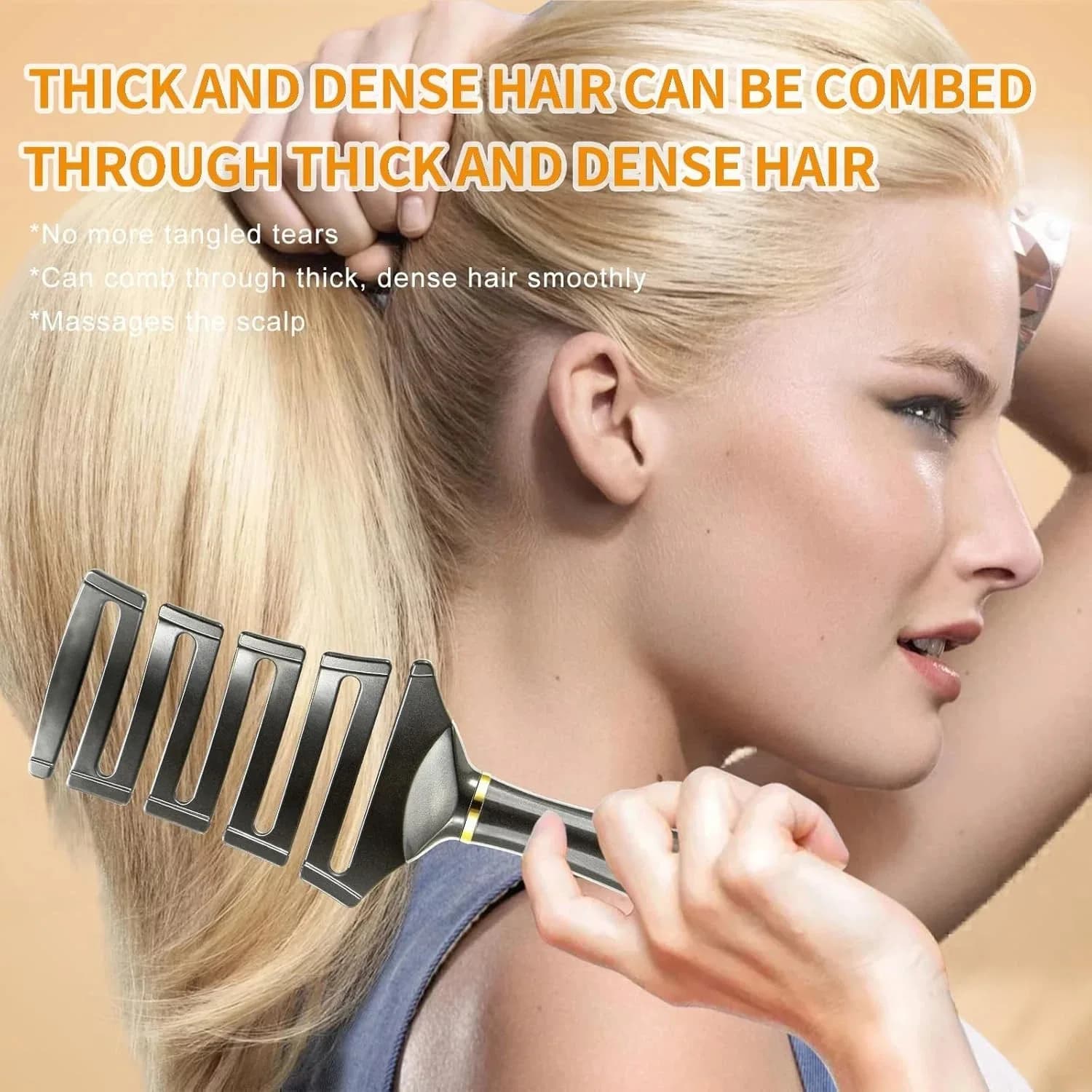 Hair Brush - SHINLEA Detangling brush Anti Tangle for Wet & Dry Use