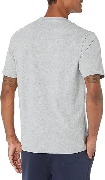 Amazon Essentials Men's Regular-Fit Short-Sleeve Crewneck T-Shirt Pack of 2 Grey