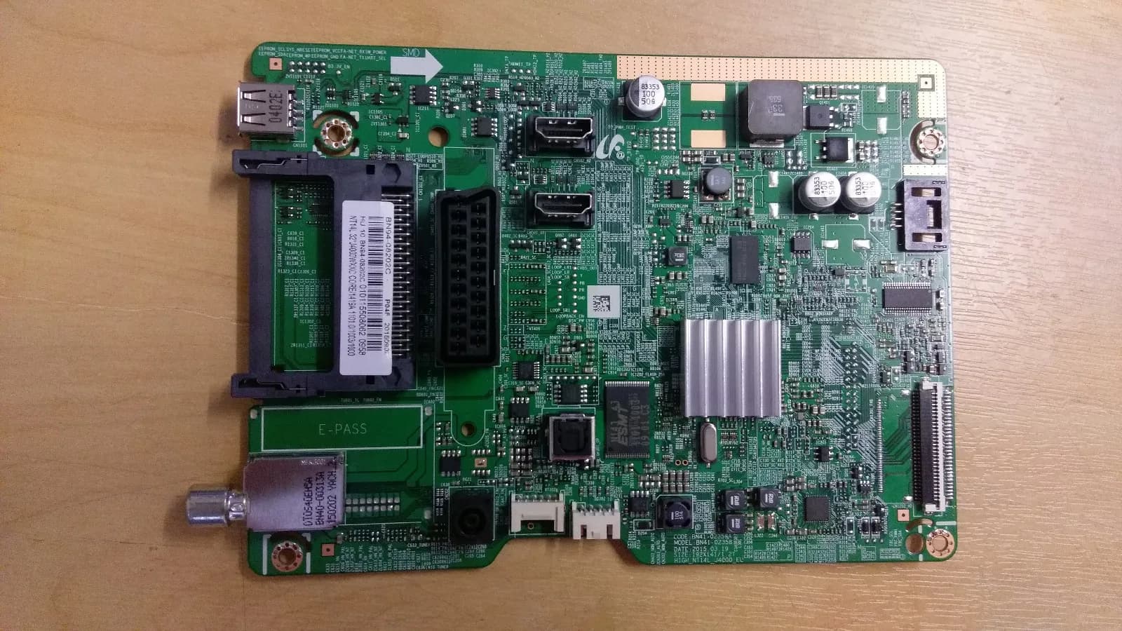 SAMSUNG UE32J5000 UE32J5000AK 32" LED TV MAIN AV BOARD BN41-02358