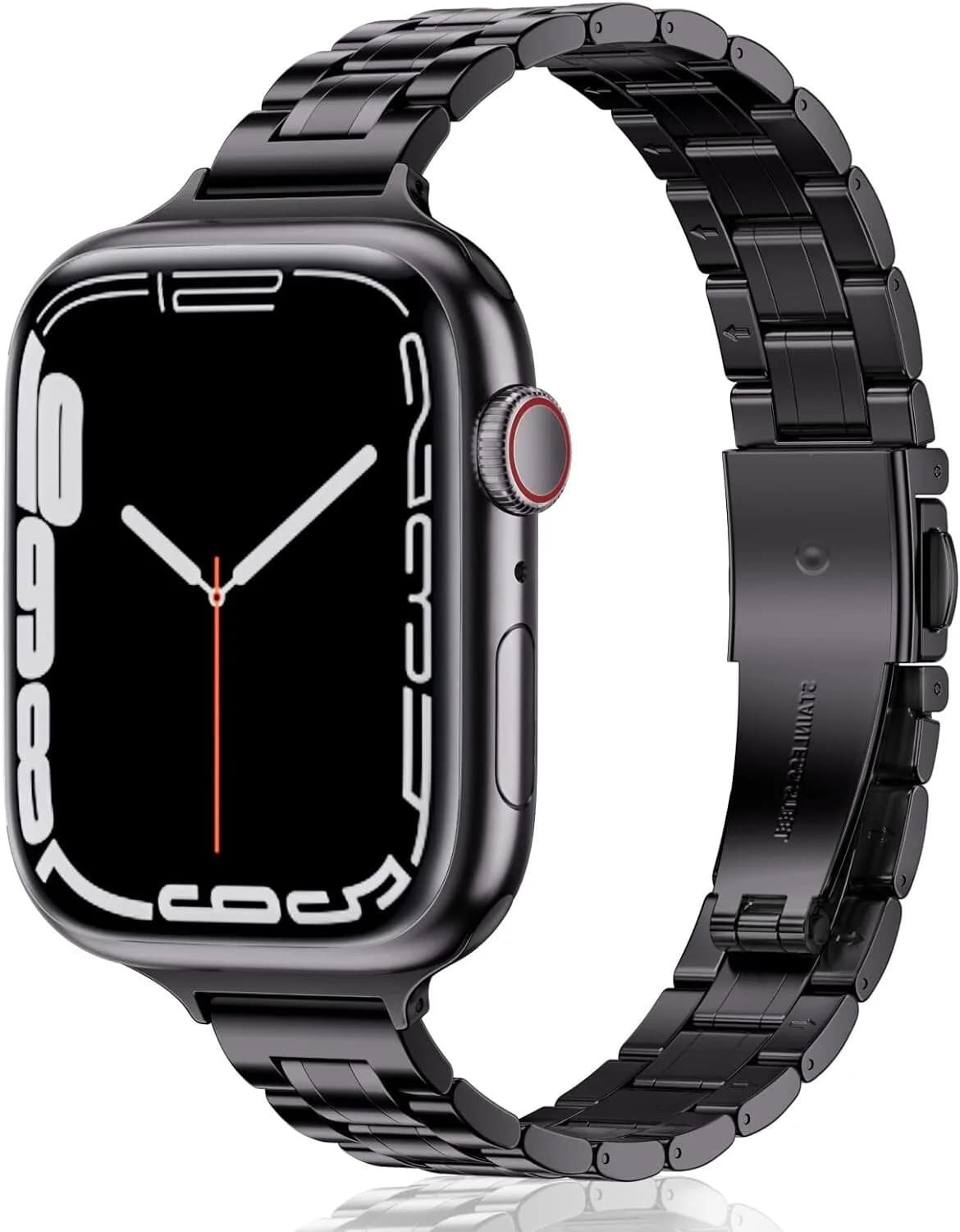 HEKAI Metal Straps Compatible with Apple Watch Strap 40mm 41mm 38mm, Slim Small