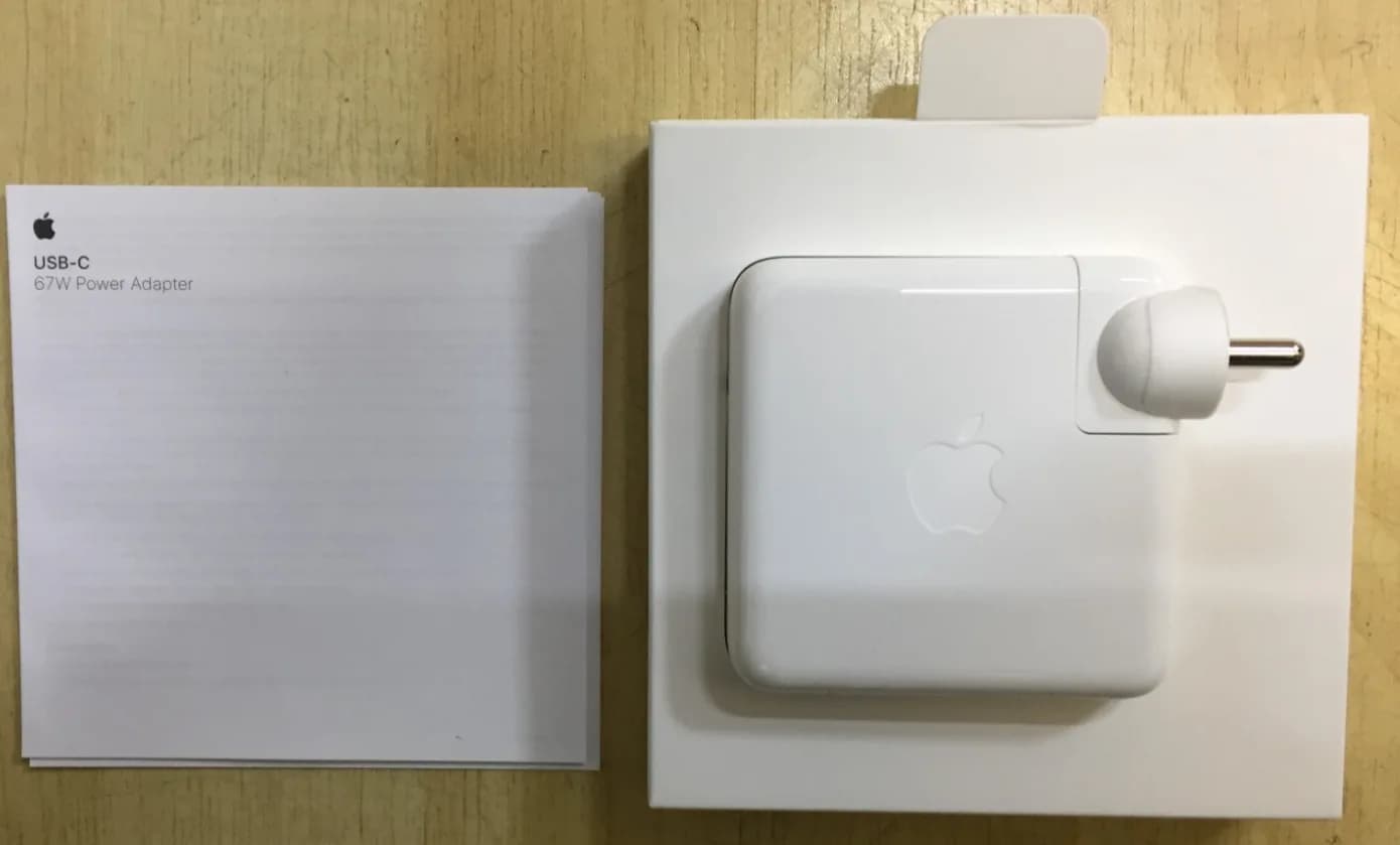 100% Genuine Original Official Apple 67W USB-C Power Adapter EU (2pin)