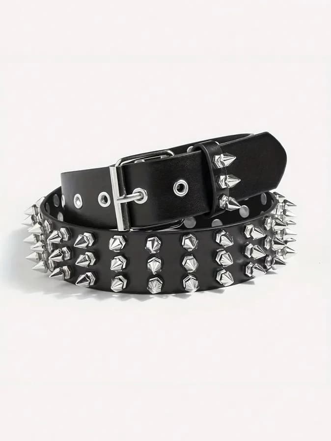 Punk Rivet Stylish Rock Heavy Metal Dark Style Belt