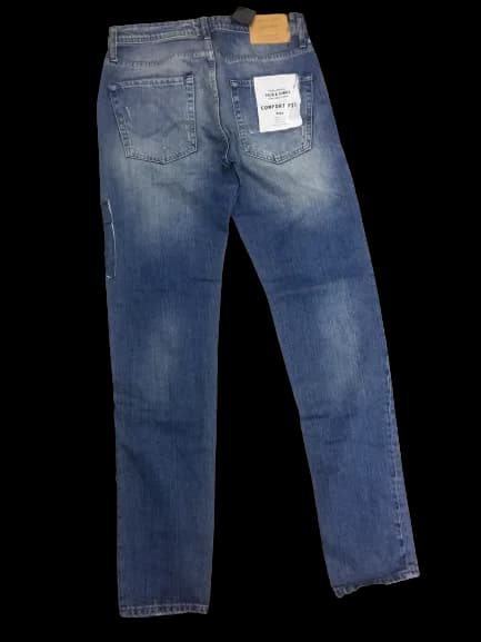 JACK & JONES MENS COMFORT FIT MIKE JEANS W 30 L 34