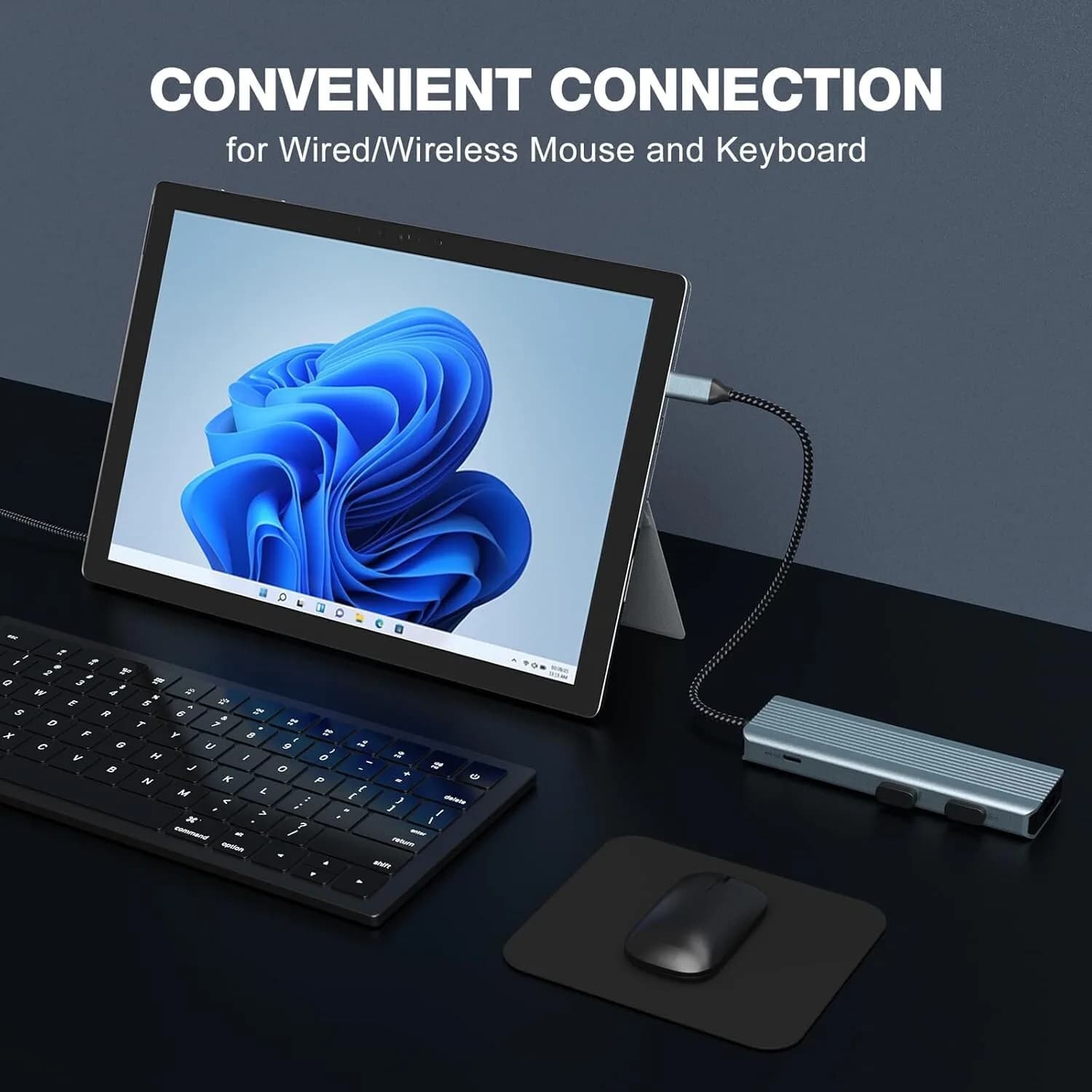 9 in 1 USB C Hub USB C Adapter Docking Station 4K HDMI 3 x USB 3.0 SD Card