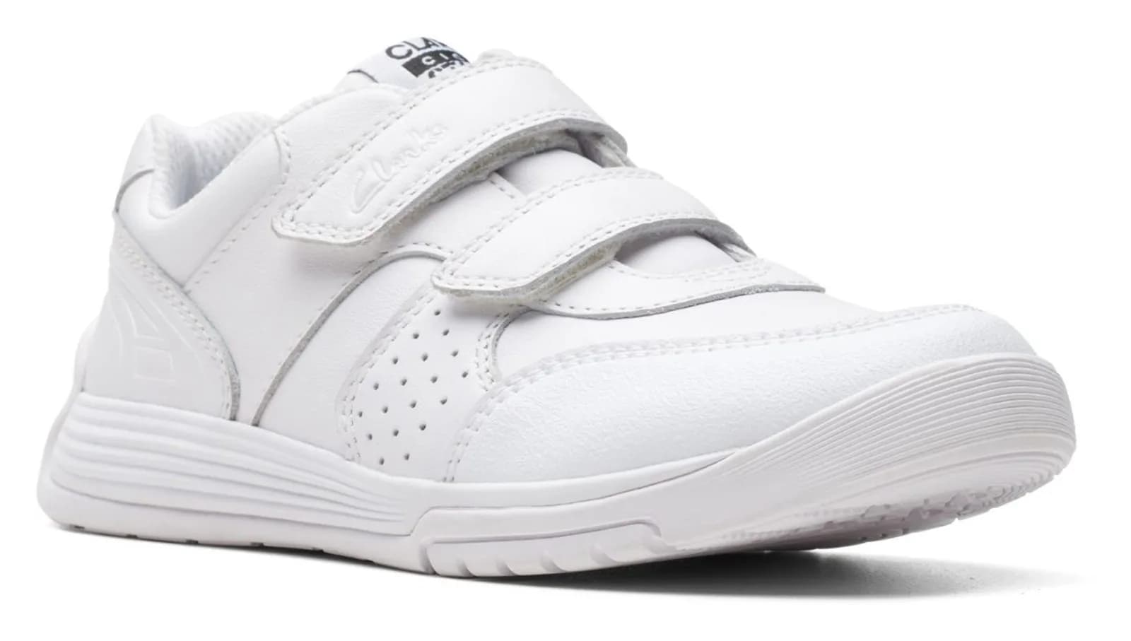 CLARKS CICA STARS WHITE KIDS TRAINERS – UK 11.5 G