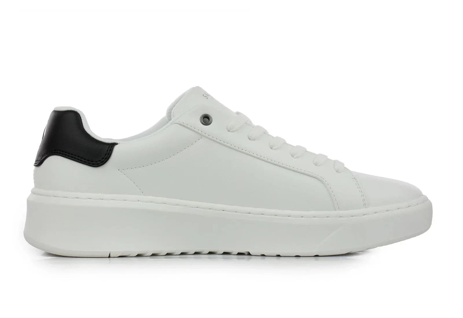 Skechers Court Break Suit Sneaker Mens UK 9 EU 43 White Memory Foam Trainers