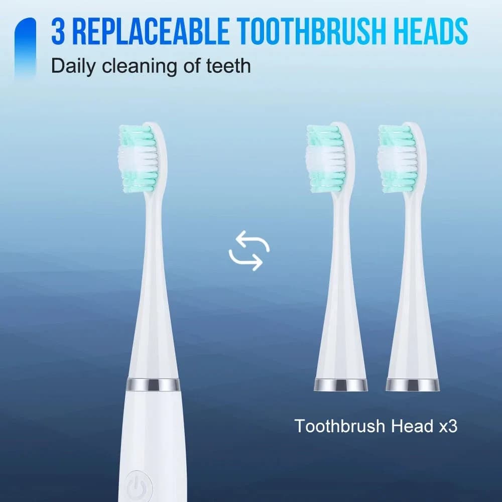 6 In1 Ultrasonic Electric Dental Scaler Tooth Stain Calculus Plaque Remover Tool