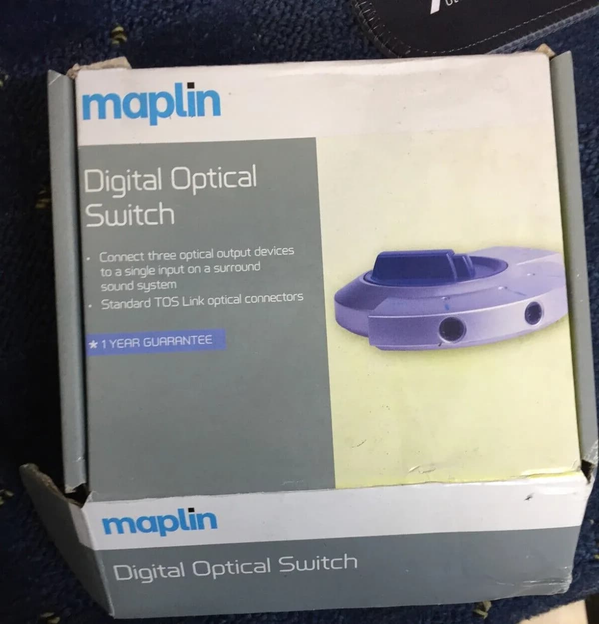 Maplin digital optical switch tos link