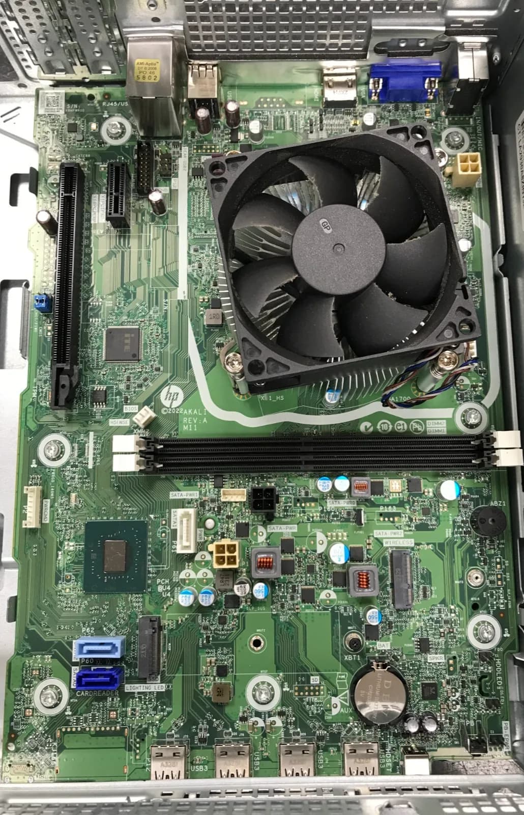HP Pro SFF 290 G9 Motherboard LGA1700 – Complete with Fan & Installed in Case