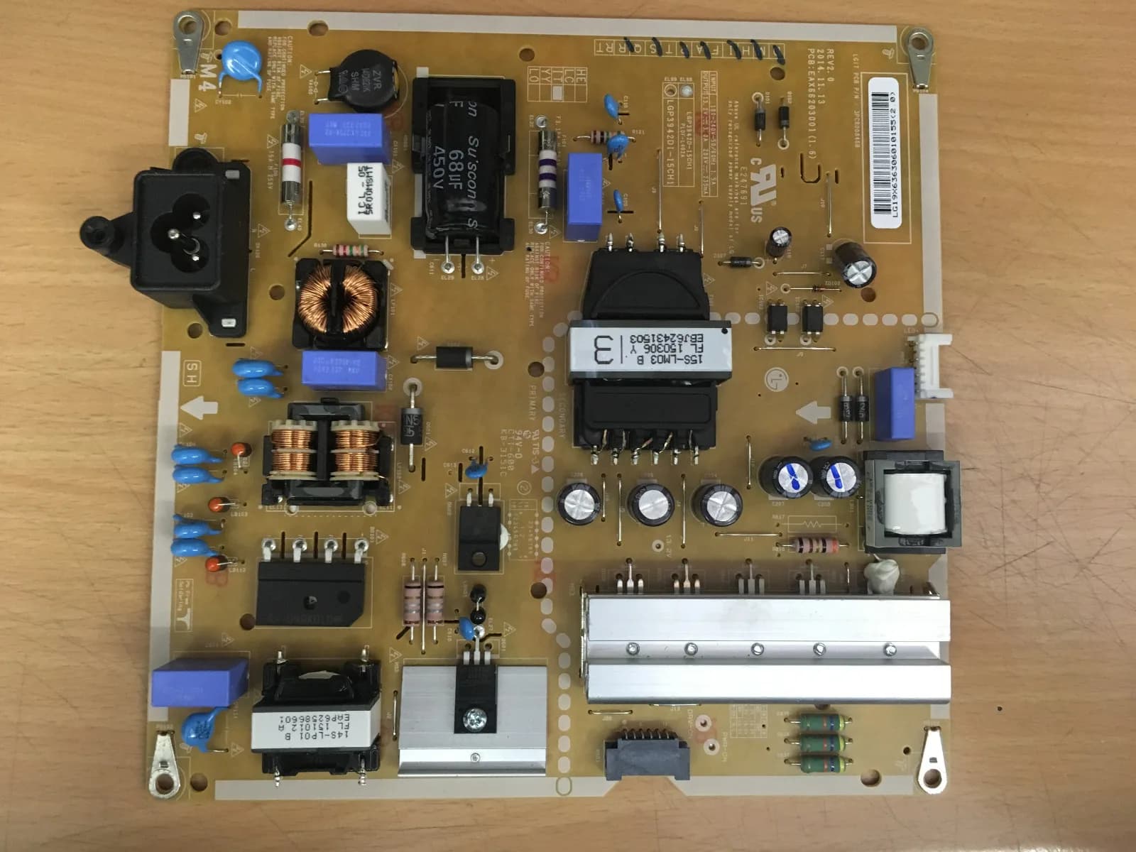 POWER SUPPLY PSU BOARD LG 42" TV 42LF652V