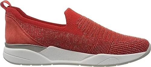 ARA Women's Slip On Trainers Candy Red