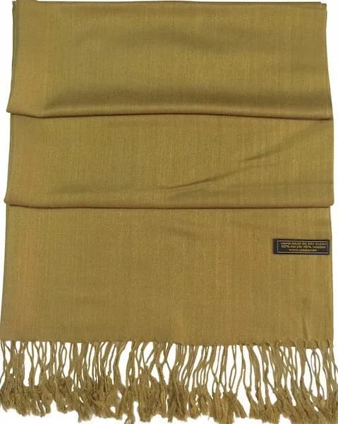 New Solid Colour Shawl Pashmina Scarf Wrap Stole Throw CJ Apparel light olive